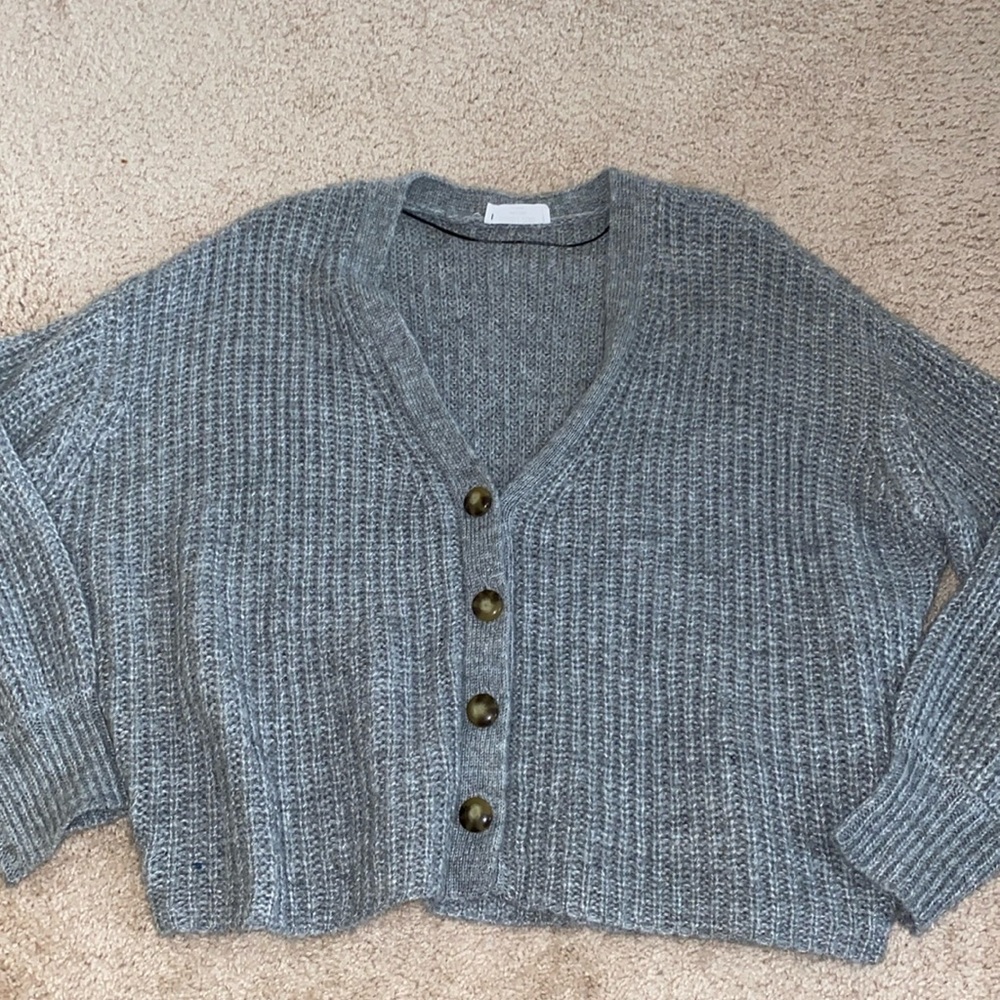 Sweater knit cardigan